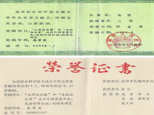 荣誉证书